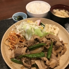 生姜焼定食