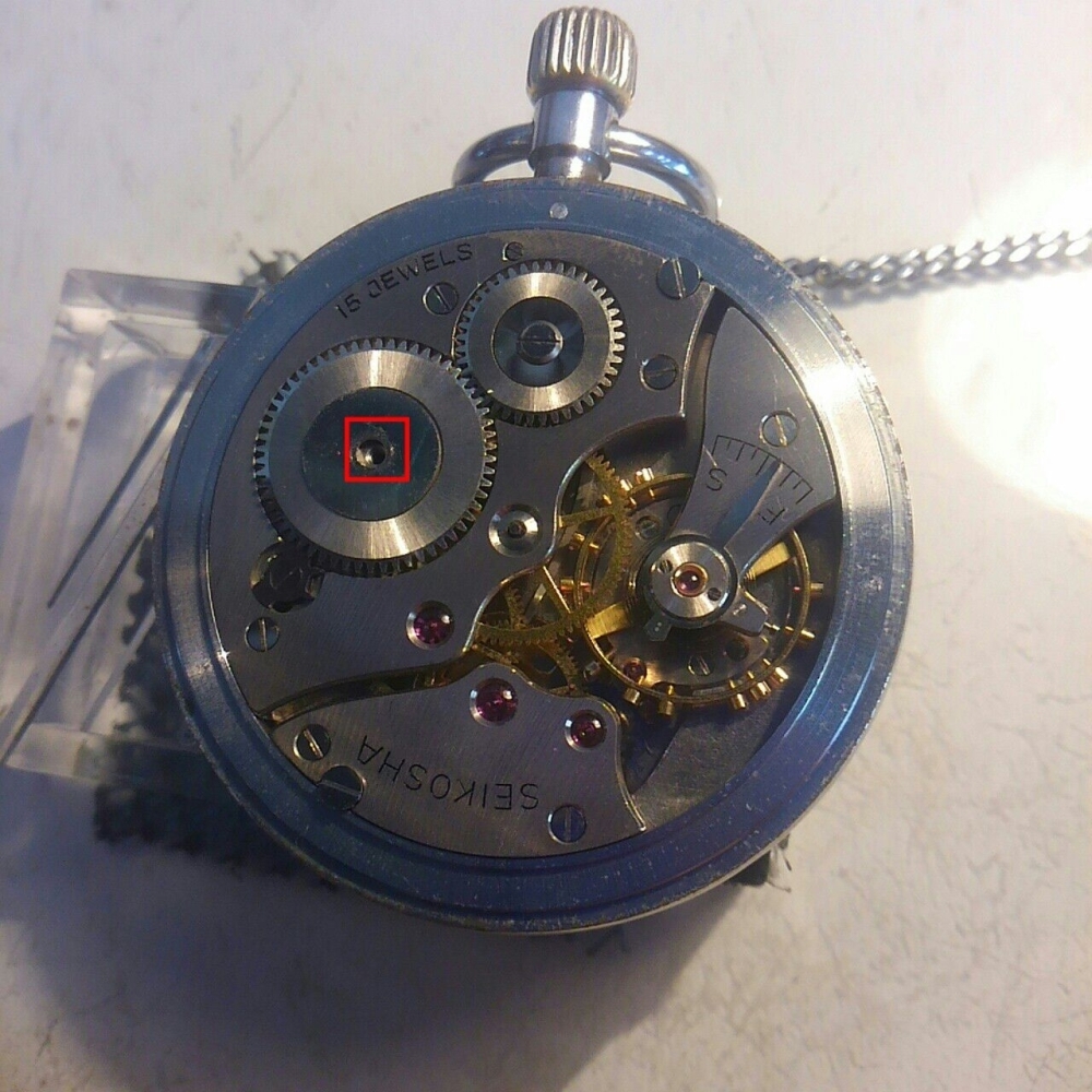 機械式懐中時計、19セイコーのオーバーホール(^-^)/ | あさじ時計店の 