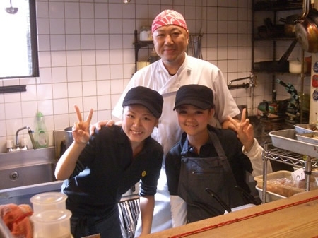 松本オーナーさんと、可愛いスタッフ