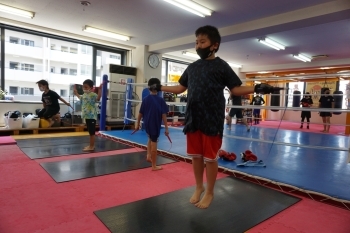 子どもにも人気♪　遊び感覚で「楽しいトレーニング」をしています「FIELD-RING キックボクシング・ボクシング・ブラジリアン柔術」