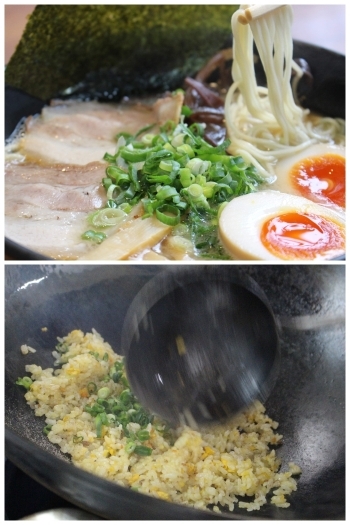 臭みの少ないこってり細麺の豚骨ラーメンです！「筑豊らーめん ばさらか八女店」