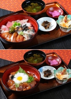 新鮮で旬の魚貝をご提供！　古事記丼/日本海丼「ぐるめ幸洋」