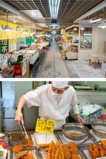 小樽中央市場3棟にある惣菜店です「酒田惣菜店」
