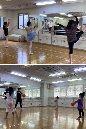 バレエや新体操は、合宿もあります。「ビガー野田総合学園」