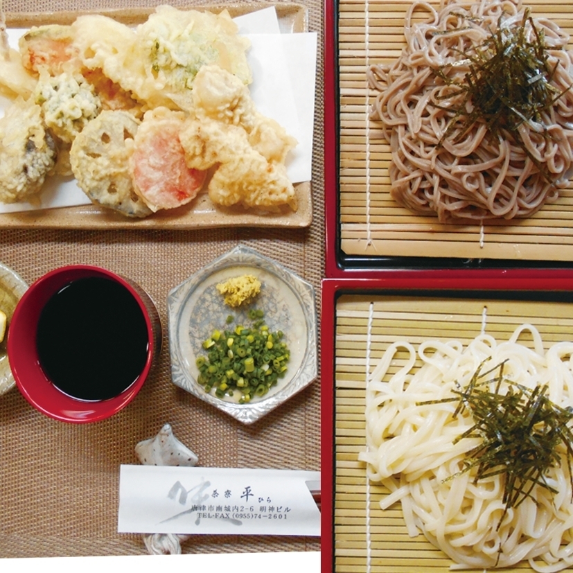 天ざるそば 又は 天ざるうどん