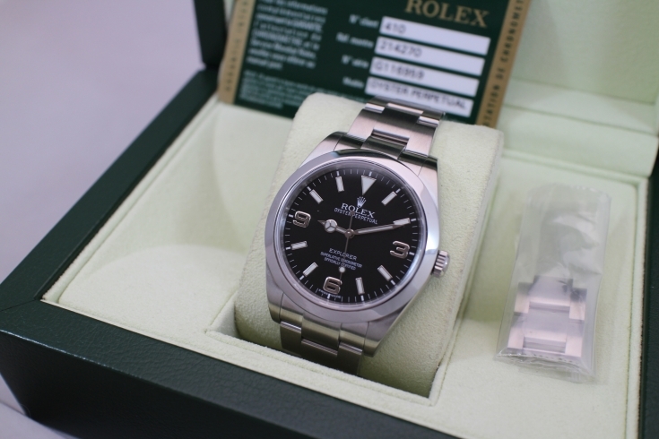 「ロレックス　エクスプローラーⅠ　214270　ブランド時計　買取しました! 　」