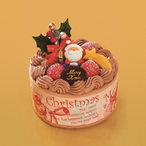 クリスマスチョコ生デコレーション　4号「【Merry Christmas🎄】明日まで数量限定販売！オランダ家の2種類のクリスマスケーキを店頭にてお買い求めいただけます♩」