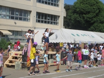 第２会場（笹井小）での様子