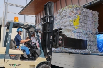 焼却処分される古紙を回収し100％再生紙トイレットペーパーに「鶴見製紙株式会社」