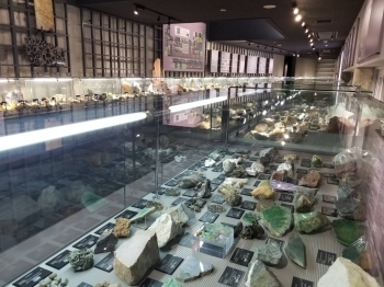 日本国内、世界の様々な鉱物を展示しています。「フォッサマグナミュージアム」