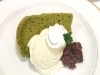 抹茶シフォンケーキセット(ドリンク付)