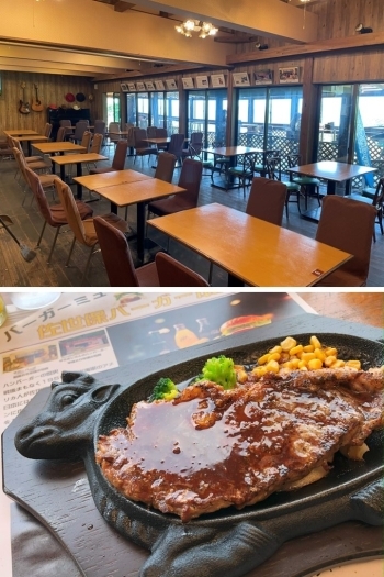 九十九島の絶景が楽しめるレストラン！
ステーキも人気です。「潮幸の宿 はな一」