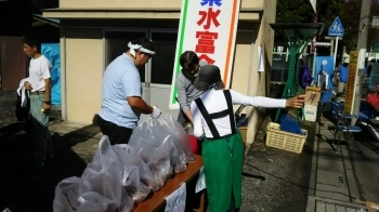 笹井に住む農家の方の協力のもと、美味しい焼き芋ができました