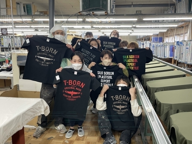 「ティーボーン 福岡オフィス・ファクトリー」オリジナルプリントTシャツ作ります！