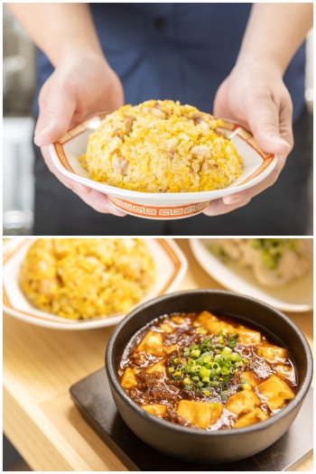 石焼麻婆豆腐は、辛み・シビレの調整ができます「美味しい炒飯の店 満福」