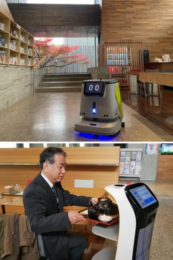 店内にロボットがいる非日常的な空間を体験してください！「ロボットカフェ FUTURE」