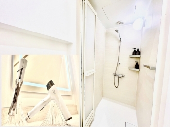 隅々まで清潔感漂うシャワールームとパウダールームでスッキリと「Kodama Fit Lab.」