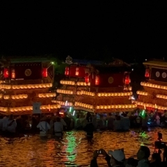 【2023年】10/16(月)伊曽乃神社祭礼・川入り