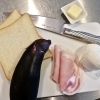 トロッと茄子とモッツァレラのパニーニ風