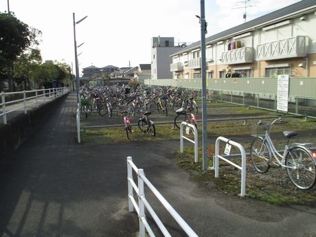 「河内磐船駅東自転車駐車場からお知らせ」