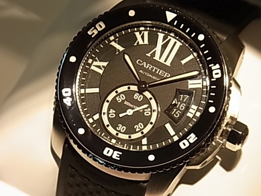 「カルティエ W7100056 カリブルドゥダイバー AT メンズ腕時計 Aランク品 高価買取」