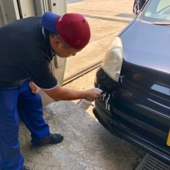 普通車 虫取り洗車