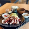 豚ロース肉の 黒酢麹あんかけ定食