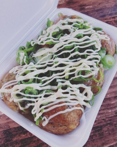 米粉たこ焼き(ネギマヨ塩ダレ)「八王子のキッチンカー米粉たこ焼きのFOODTRUCK bien mangé 4/19(金)八王子市にて出店です！」