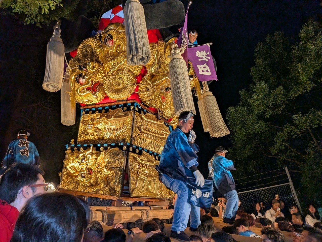 2024年10月16日撮影|新田太鼓台(内宮神社かきあげ)