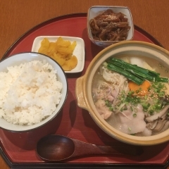 麺入りミニちゃんこ定食