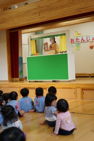 「今日はお誕生日会　５月の子育て支援事業はすべて中止。」