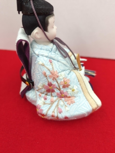 「おすすめのお雛様 縫-nui- 桜刺繍親王飾り」