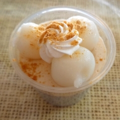 黒ごまきなこプリン🍮