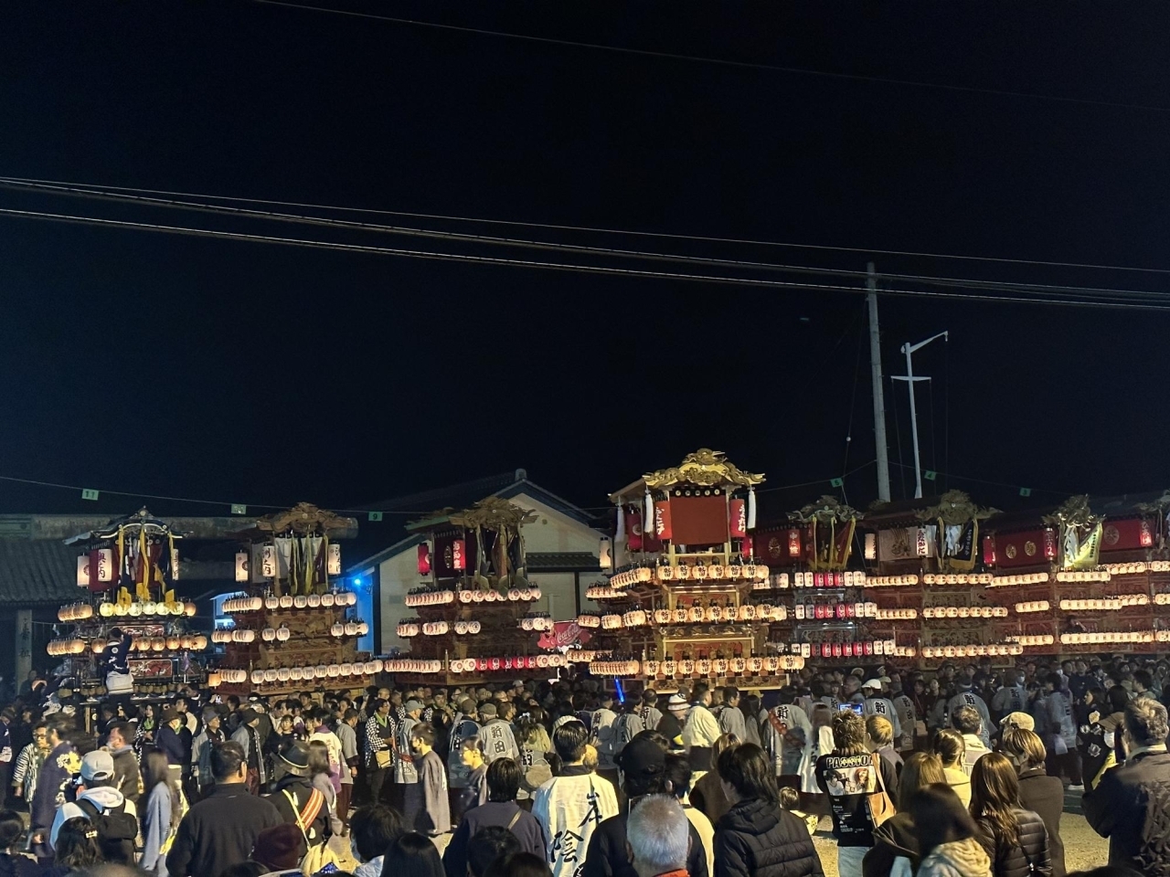 2023年10月16日撮影|伊曽乃神社祭礼・お旅所で宮出し