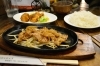 豚の生姜焼き&鶏肉の唐揚