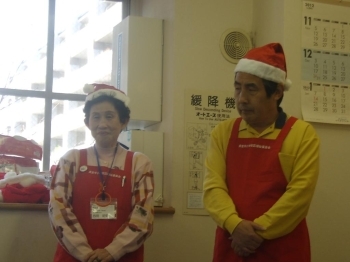 向かって左が西岡部会長、左が松本委員長