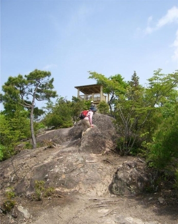 黒岩展望台へあと一息