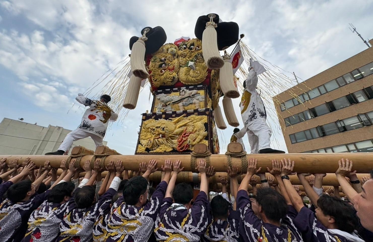 2024年10月17日撮影|口屋太鼓台(工場前かきくらべ)byまいぷれ新居浜