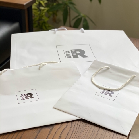 ショップ用紙袋一式「＠RIKO様販促品一式制作事例 ♪　【周南市　地域情報サイト】」