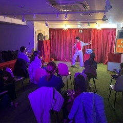 【祝】石黒ヨンペイ☆18才になりました。お誕生日ライヴ☆金町の米粉クレープ屋『おやこcafe BENE』2階で大盛況で開催!