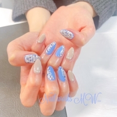 NAIL works MW...×sanduandi(2022年冬ネイル)