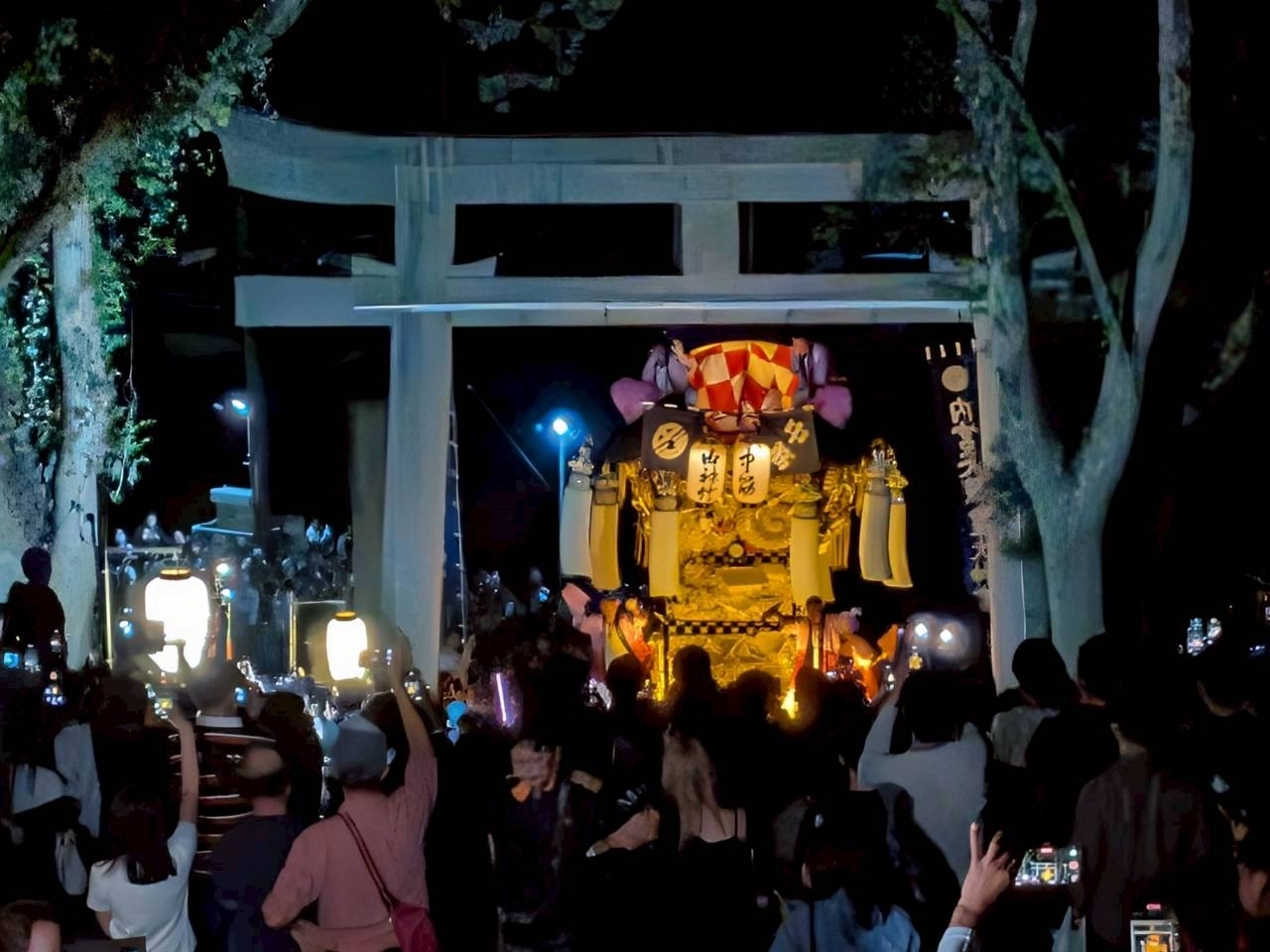2025年10月16日撮影|中筋太鼓台(内宮神社かきあげ)