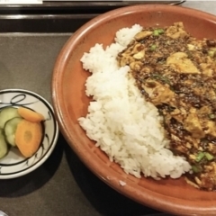 麻婆丼ランチ