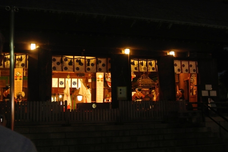 巫女舞・雅楽奉納の様子「令和三年度　所澤神明社七夕祭が開催されました。【所沢の地域情報サイトまいぷれ所沢】」