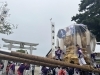 2023.10/8(日)7:30撮影|難波太鼓台が嘉母神社へ(嘉母神社祭礼)