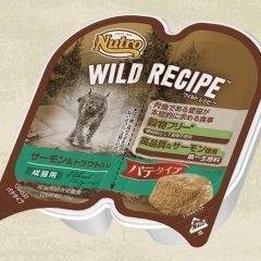 WR 成猫 サーモン&トラウト パテトレイ 75g