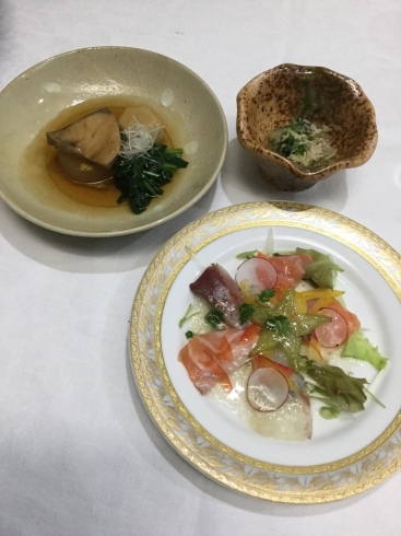 和飲会 料理1「和飲会、昨日開催でした(°▽°)♪」