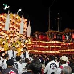 【2022年】10月16日(日)未明 伊曽乃神社祭礼 お旅所にて