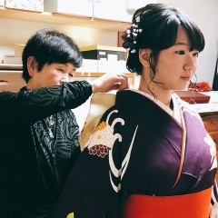 ●祝● 2019年成人式 美容室・写真館の様子 その2(新居浜)