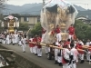 2023.10/8(日)7:30撮影|高丸太鼓台が嘉母神社へ(嘉母神社祭礼)
